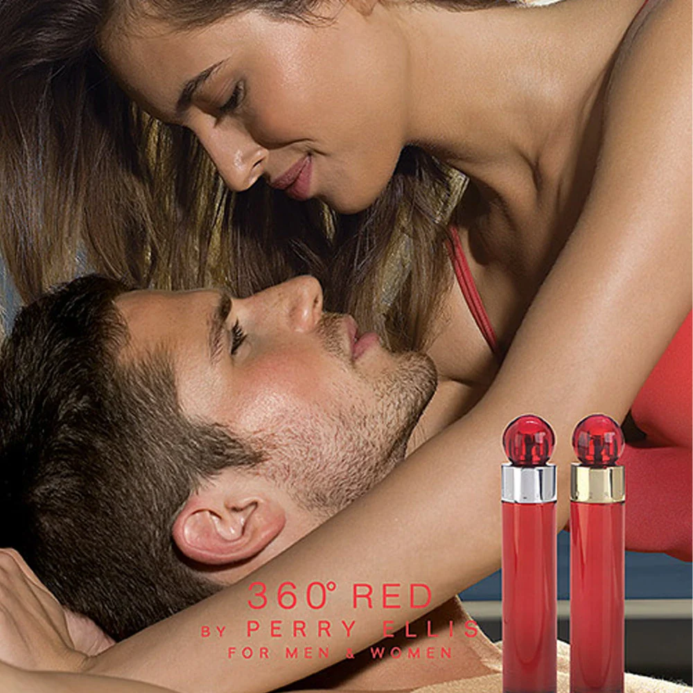 360 Red 3.4 oz EDT for men