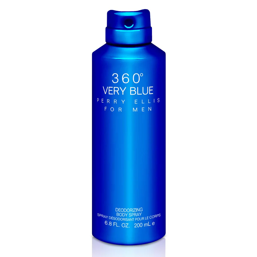 360 Very Blue 6.8 Oz Body Spray For Men - LA BELLE PERFUMES